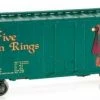 Micro Trains Micro-Trains 02100505 N Five Golden Rings 40' Plug Door Christmas Boxcar #05 -Bachmann Store 12daysofXmas