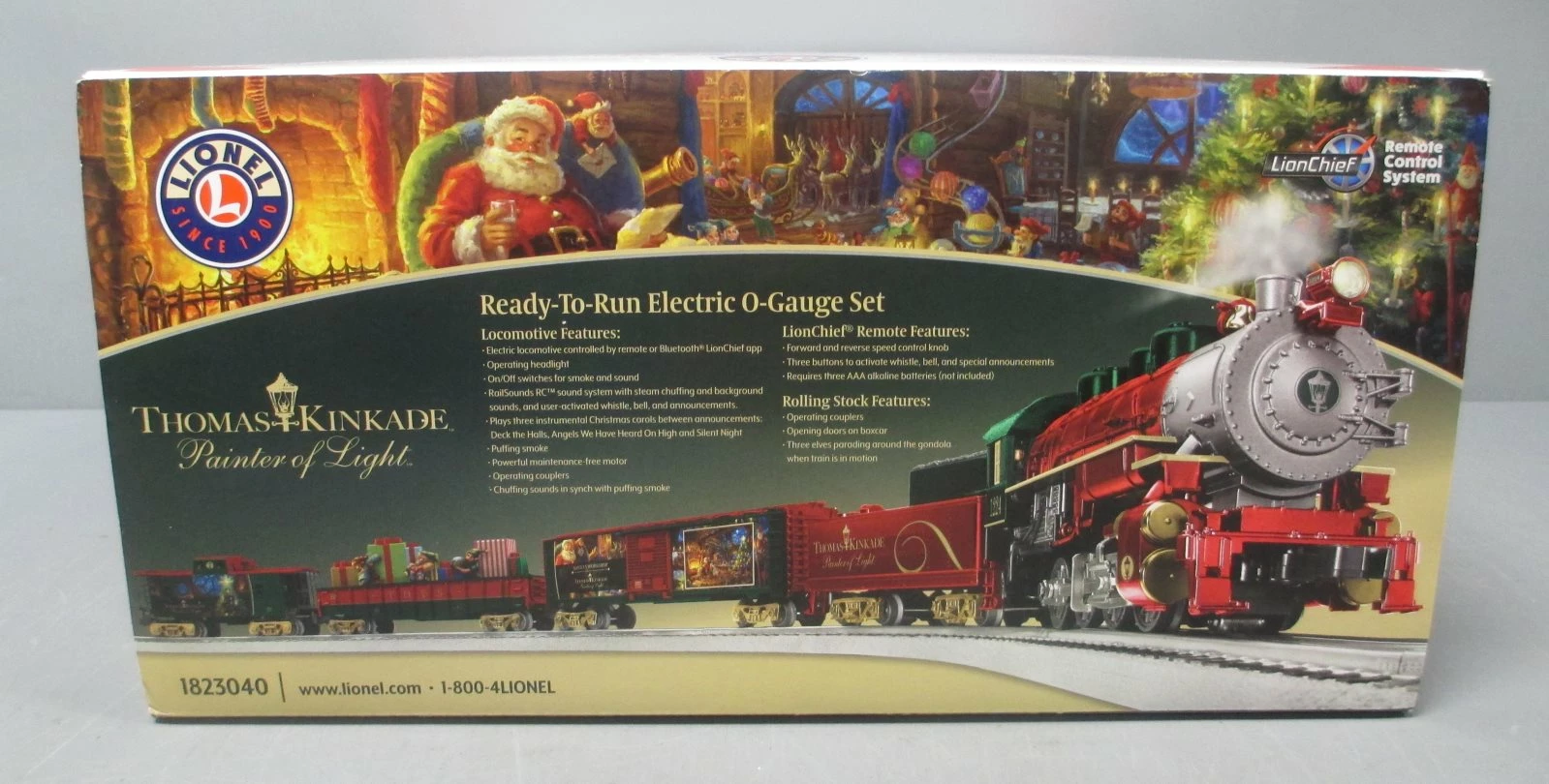 Lionel 1823040 Thomas Kinkade Christmas LionChief O Gauge Train Set W/ Bluetooth 11 Lionel 1823040 Thomas Kinkade Christmas LionChief O Gauge Train Set W/ Bluetooth - Image 9