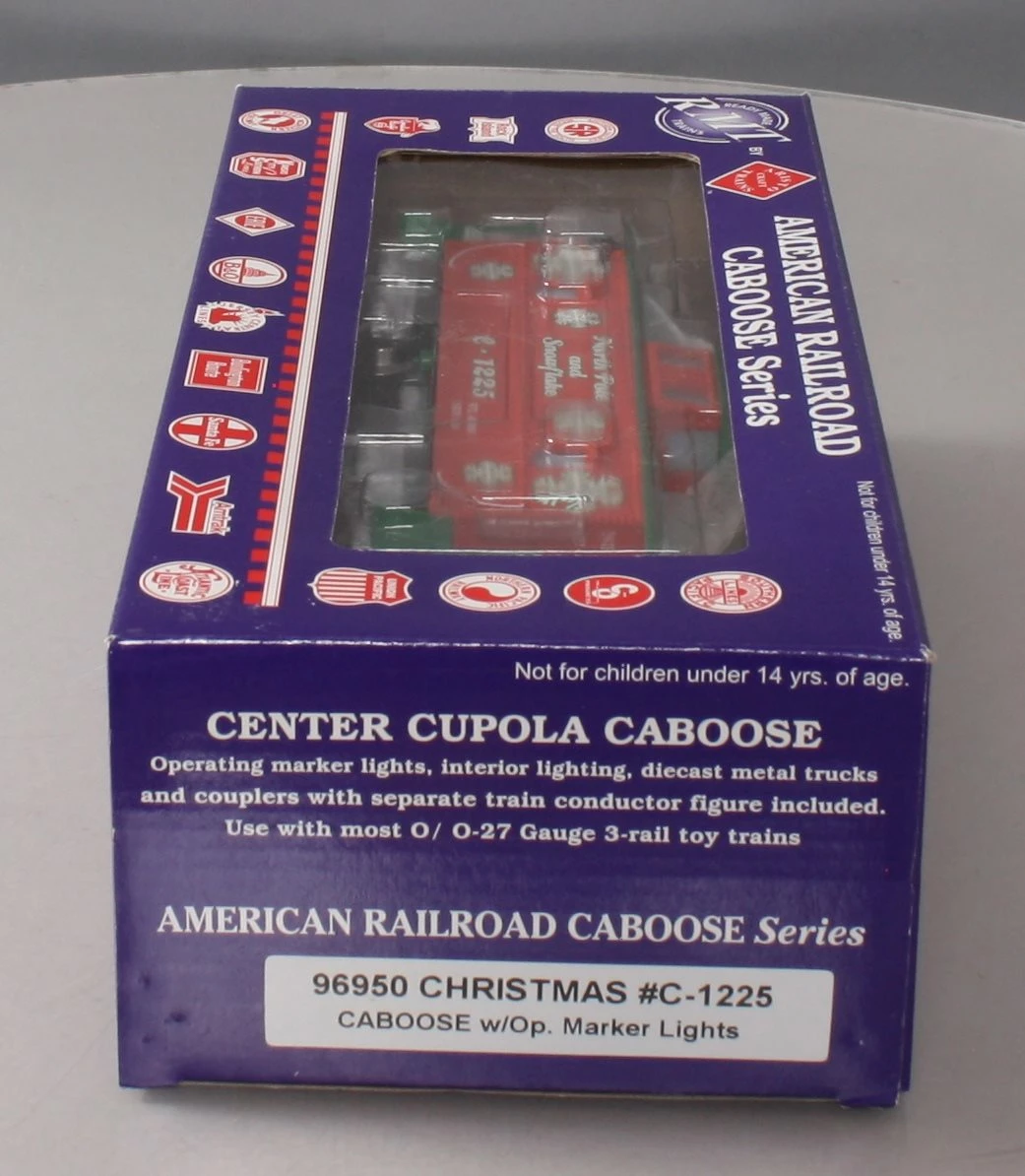 RMT 96950 O Christmas Caboose With Operating Marker Lights 14 RMT 96950 O Christmas Caboose With Operating Marker Lights - Image 12