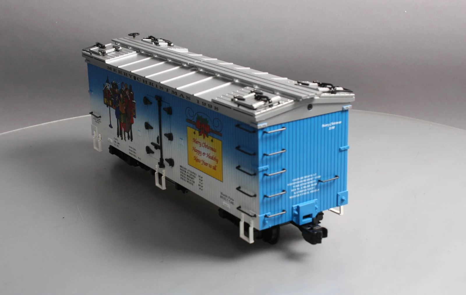 USA Trains R13016 G 1998 Christmas Reefer Car VG/Box 10 USA Trains R13016 G 1998 Christmas Reefer Car VG/Box - Image 8