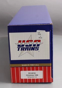 USA Trains R13016 G 1998 Christmas Reefer Car VG/Box 25 USA Trains R13016 G 1998 Christmas Reefer Car VG/Box -Bachmann Store 20221118 125136 C4 Trainz 5069317 STILL 00 f00aebb1 ea1d 4d37 8973 9c32671731e2