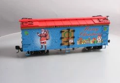 USA Trains R13025 G 2007 Christmas Reefer Car - Metal Wheels LN/Box -Bachmann Store 20230323 143656 C4 Trainz 5226277 04