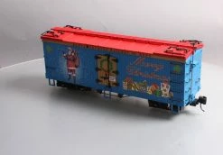USA Trains R13025 G 2007 Christmas Reefer Car - Metal Wheels LN/Box -Bachmann Store 20230323 143656 C4 Trainz 5226277 05