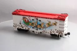 USA Trains R13022 G 2004 Christmas Refrigerator Car - Metals Wheels EX/Box 20 USA Trains R13022 G 2004 Christmas Refrigerator Car - Metals Wheels EX/Box -Bachmann Store 20230323 150019 C4 Trainz 5226208 05