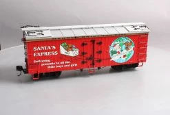 USA Trains R13023 G Santa's Express 2005 Christmas Reefer Car - Metal Wheels EX/Box -Bachmann Store 20230323 150022 C4 Trainz 5226231 04