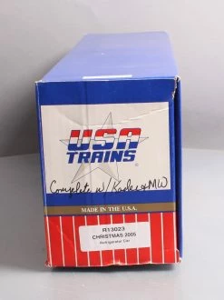 USA Trains R13023 G Santa's Express 2005 Christmas Reefer Car - Metal Wheels EX/Box -Bachmann Store 20230323 150023 C4 Trainz 5226231 STILL 00