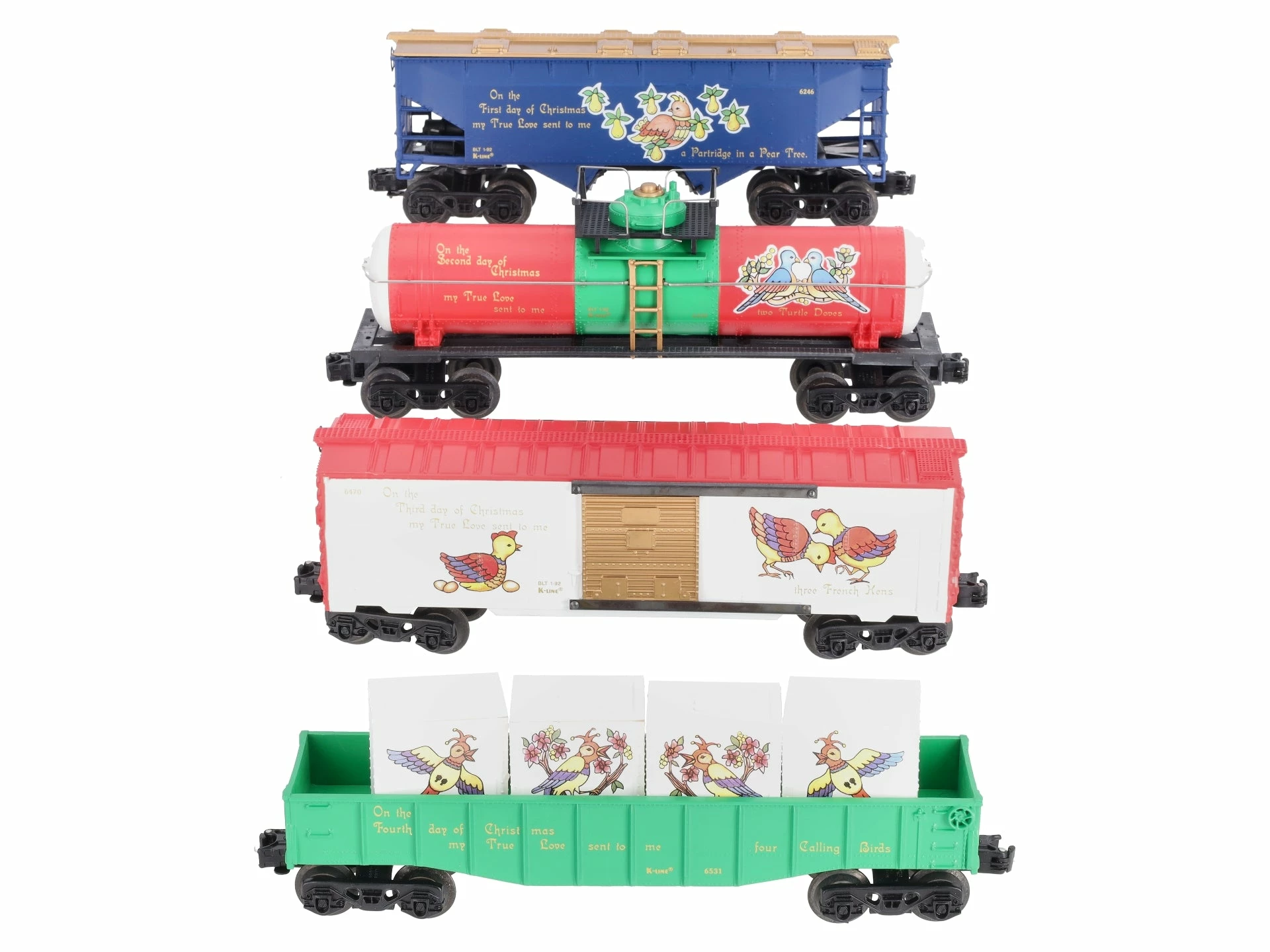 K-Line K62461 Twelve Days Of Christmas #1 Days 1-4 LN/Box 4 K-Line K62461 Twelve Days Of Christmas #1 Days 1-4 LN/Box - Image 2
