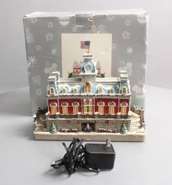 Trainz Fumark 44315 Disney O Gauge Village Train Station Christmas Light Up W/Mickey EX/Box