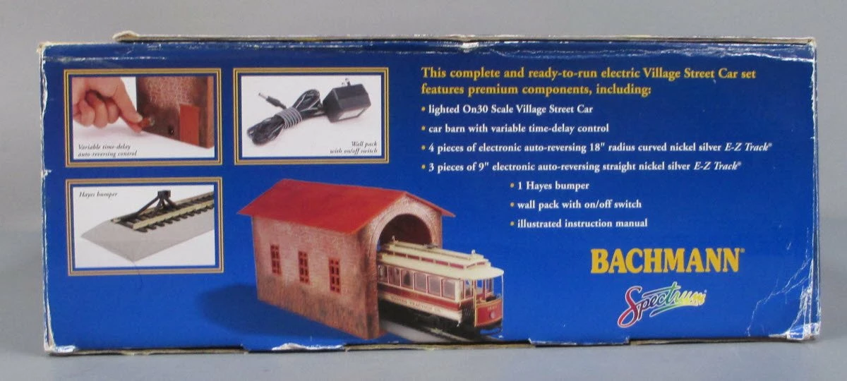 Bachmann 25009 On30 Christmas Village Street Car Set EX/Box 12 Bachmann 25009 On30 Christmas Village Street Car Set EX/Box - Image 10
