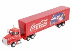 Atlas 820017 O 1:43 Tractor W/Lighted Christmas Semi Trailer Assembled Coca-Cola LN/Box -Bachmann Store 20230606 084727 C5 Trainz 5278046 011