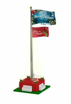 Lionel 2129220 O Christmas Joy Flagpole