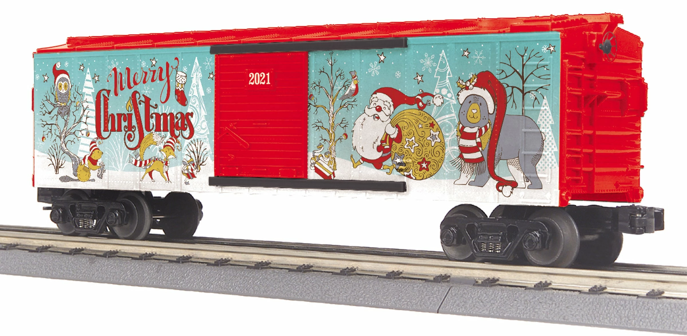 MTH 30-71058 O Christmas 40' Boxcar #2021 3 MTH 30-71058 O Christmas 40' Boxcar #2021