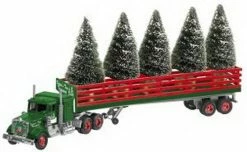 Lionel 6-37813 O Christmas Tractor & Trailer With Trees