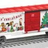 Lionel 6-15097 O Gauge USA/Peanuts Christmas Boxcar