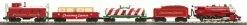 MTH 30-4207-1 Christmas RailKing 4-6-0 O Gauge Steam Train Set W/Proto-Sound 3.0