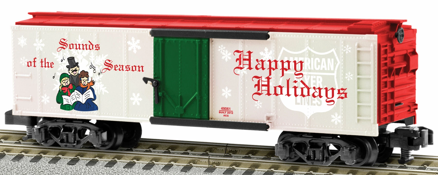 American Flyer 6-49061 S Scale Christmas Music Reefer 3 American Flyer 6-49061 S Scale Christmas Music Reefer