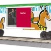MTH 30-79376 O Christmas Operating Boxcar W/Signal Man