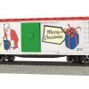 MTH 35-74001 CHRISTMAS STEEL BOXCAR