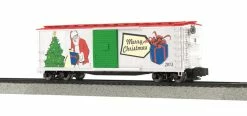 MTH 35-74001 CHRISTMAS STEEL BOXCAR