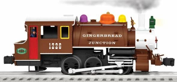 Lionel 6-30219 Christmas Gingerbread Junction Docksider O Gauge Steam Train Set 4 Lionel 6-30219 Christmas Gingerbread Junction Docksider O Gauge Steam Train Set - Image 2
