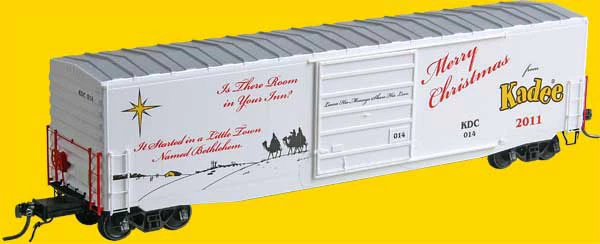 Kadee 6914 HO Scale Christmas 2011 Kadee Christmas PS-1 50' Boxcar #014 3 Kadee 6914 HO Scale Christmas 2011 Kadee Christmas PS-1 50' Boxcar #014