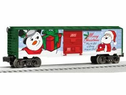 Lionel 6-82691 O Gauge 2015 Christmas Santa & Frosty Boxcar