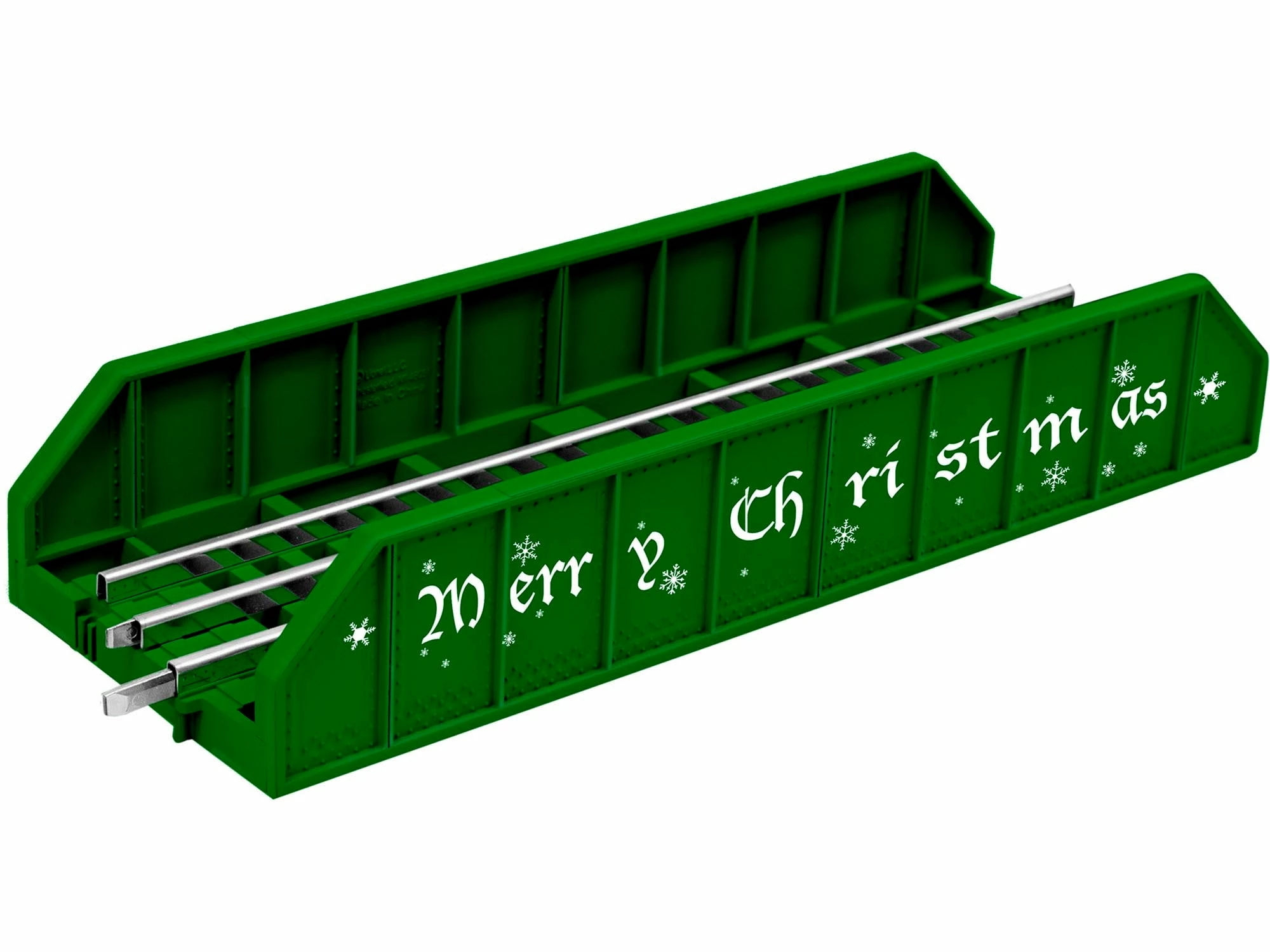 Lionel 6-81249 O Green & White Merry Christmas Girder Bridge Kit 3 Lionel 6-81249 O Green & White Merry Christmas Girder Bridge Kit