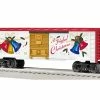 Lionel 6-82713 O 2015 Christmas Steel 3-Rail Boxcar W/Christmas Music -Bachmann Store 3870814