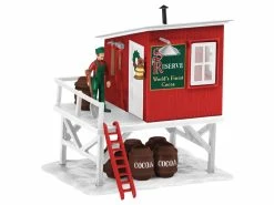 Lionel 6-82745 O Christmas Cocoa Barrel Shed W/Light Kit