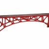 Lionel 6-82747 O Christmas Red Steel Arch Bridge/Under Arch Bridge Kit -Bachmann Store 3870820