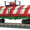 MTH 30-73520 O Christmas Smoking Tank Car #Peppermint