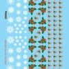 Microscale 87-1119 HO Christmas Candy Canes Snowflakes & Holly Decal Sheet 2 Microscale 87-1119 HO Christmas Candy Canes Snowflakes & Holly Decal Sheet -Bachmann Store 4223981