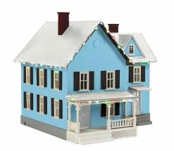 MTH 30-90590 O RailKing #4 Country House With Operating Christmas Lights