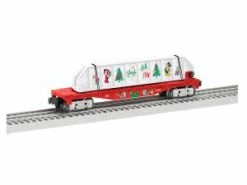 Lionel 2128340 O Disney Mickey & Friends Christmas Flatcar With Girders