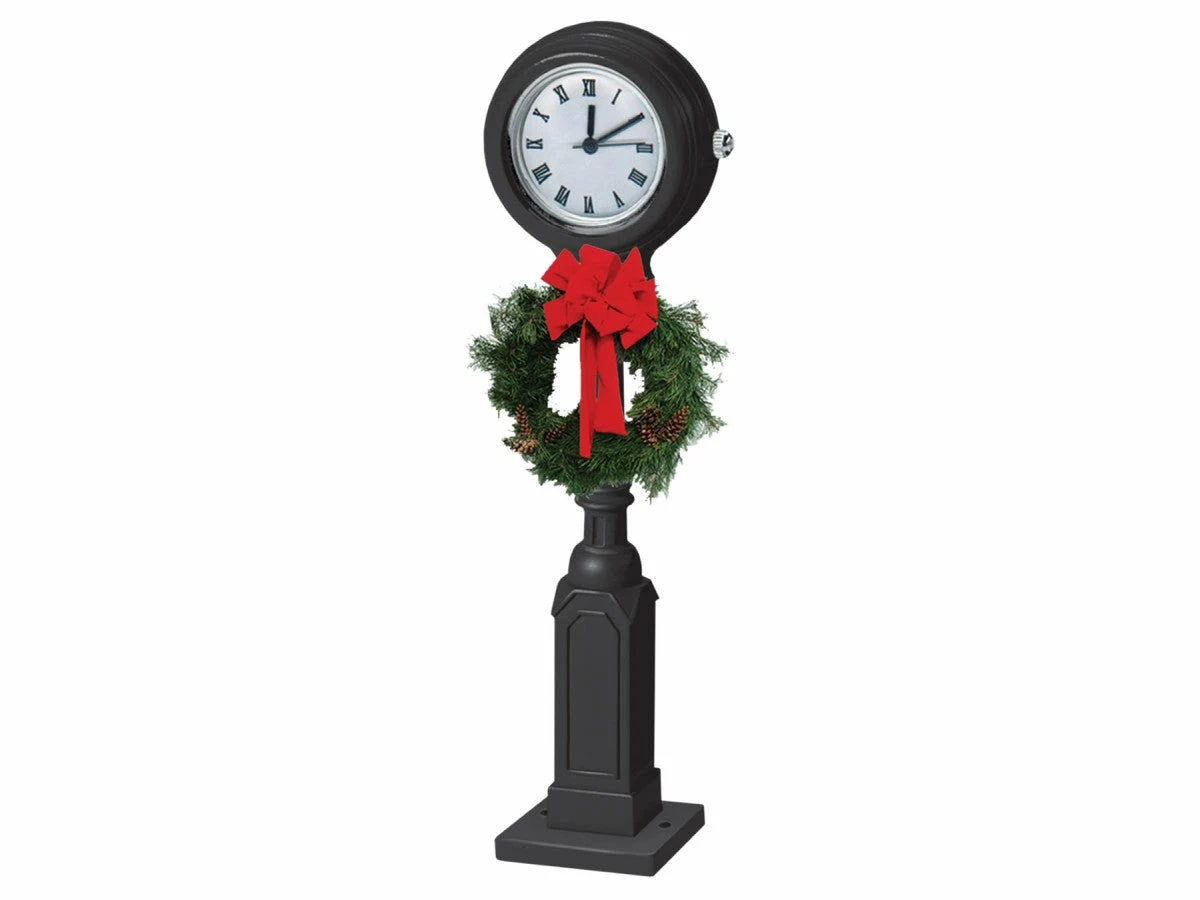 Lionel 6-37968 O LRRC Christmas Clock Tower W/ Wreath 3 Lionel 6-37968 O LRRC Christmas Clock Tower W/ Wreath