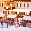 Noch 65610 HO Christmas Market W/Lights