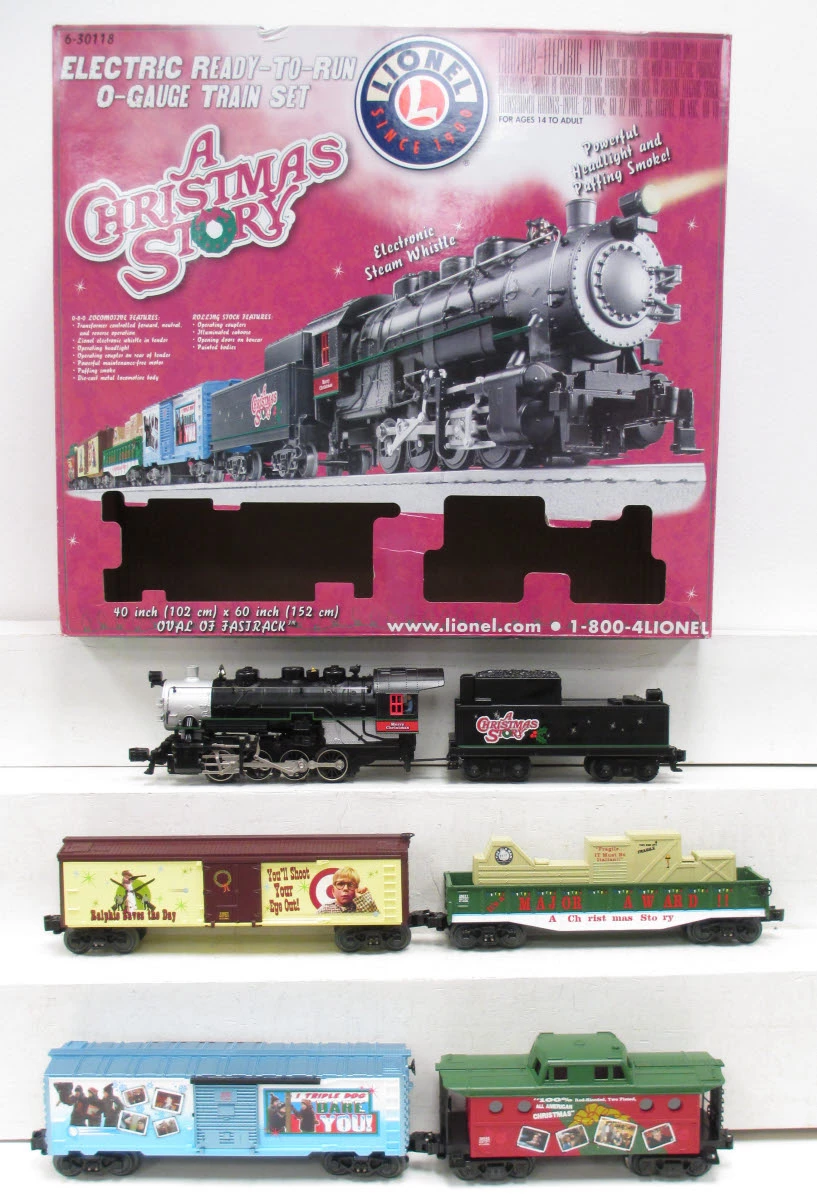 Lionel 6-30118 A Christmas Story O Gauge Steam Train Set 3 Lionel 6-30118 A Christmas Story O Gauge Steam Train Set
