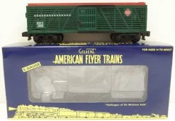 American Flyer 6-48375 S Scale Christmas Stock Car W/Reindeer