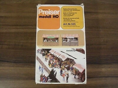 Preiser 525 HO Warm Punch & Fried Sausages Stall At Christmas Fair Plastic Kit 3 Preiser 525 HO Warm Punch & Fried Sausages Stall At Christmas Fair Plastic Kit