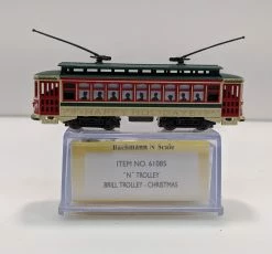 Bachmann 61085 N Christmas Brill Trolley LN/Box
