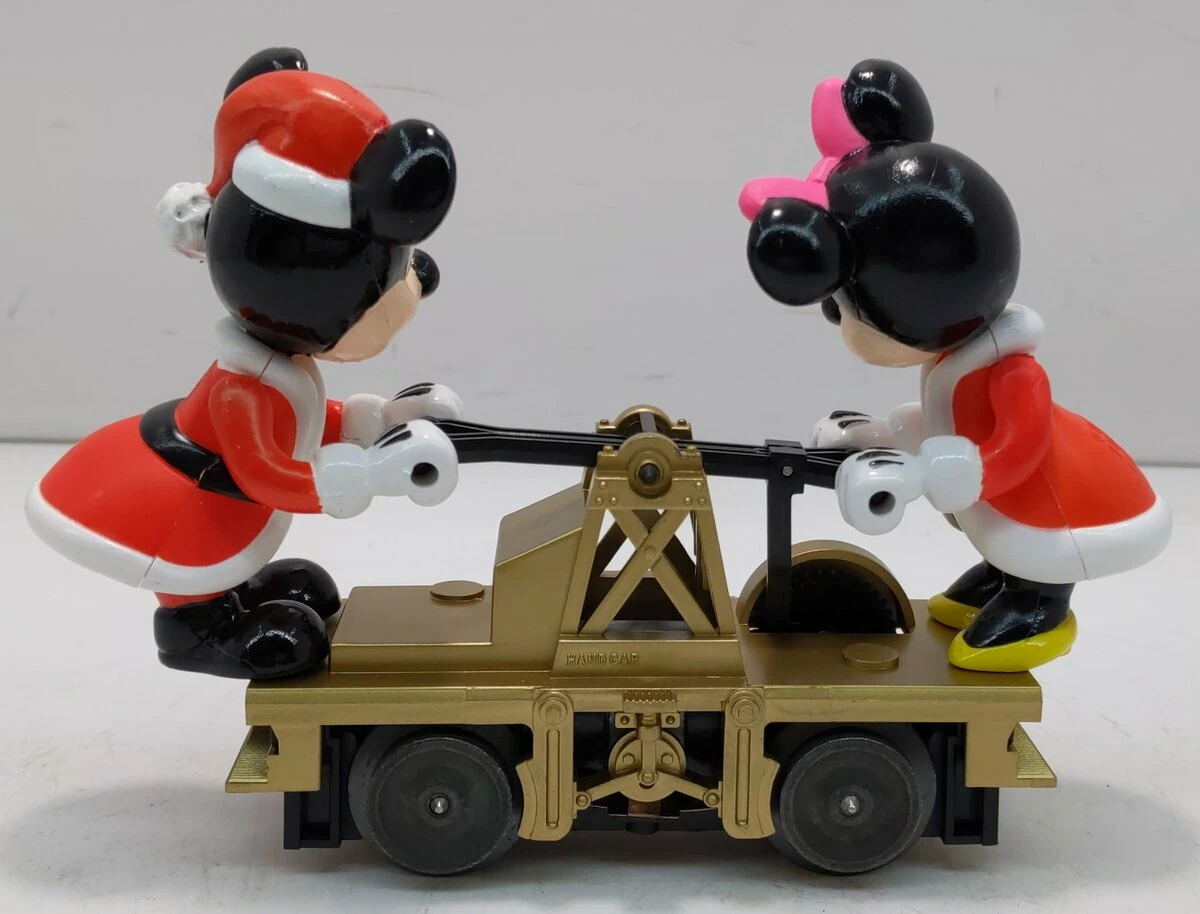 Lionel 6-18433 O Gauge Mickey & Minnie Christmas Operating Handcar LN/Box 4 Lionel 6-18433 O Gauge Mickey & Minnie Christmas Operating Handcar LN/Box - Image 2