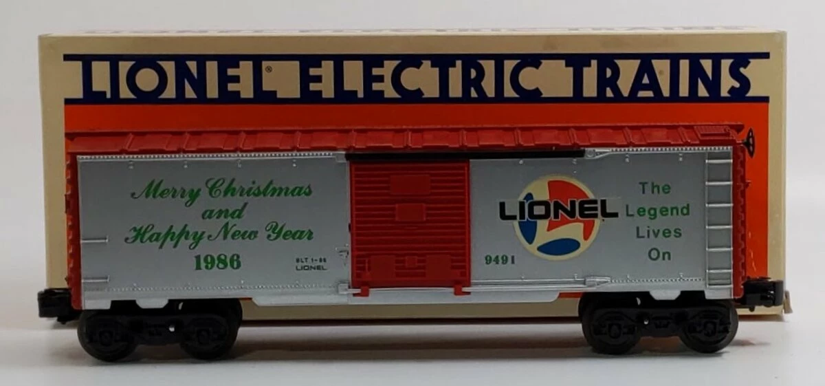 Lionel 6-9491 O Gauge 1986 Christmas Boxcar EX/Box 3 Lionel 6-9491 O Gauge 1986 Christmas Boxcar EX/Box