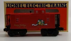 Lionel 6-16547 O Lighted Christmas Caboose EX/Box