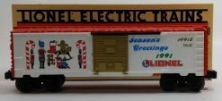 Lionel 6-19913 O Gauge 1991 Christmas Boxcar LN/Box