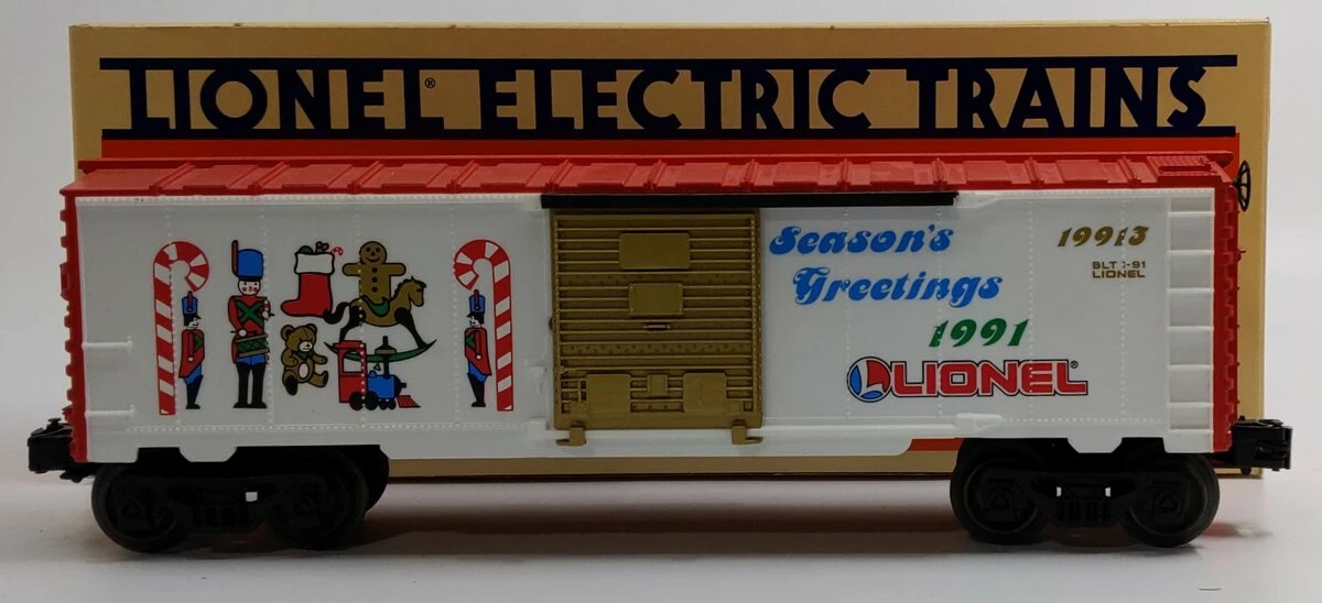 Lionel 6-19913 O Gauge 1991 Christmas Boxcar LN/Box 3 Lionel 6-19913 O Gauge 1991 Christmas Boxcar LN/Box
