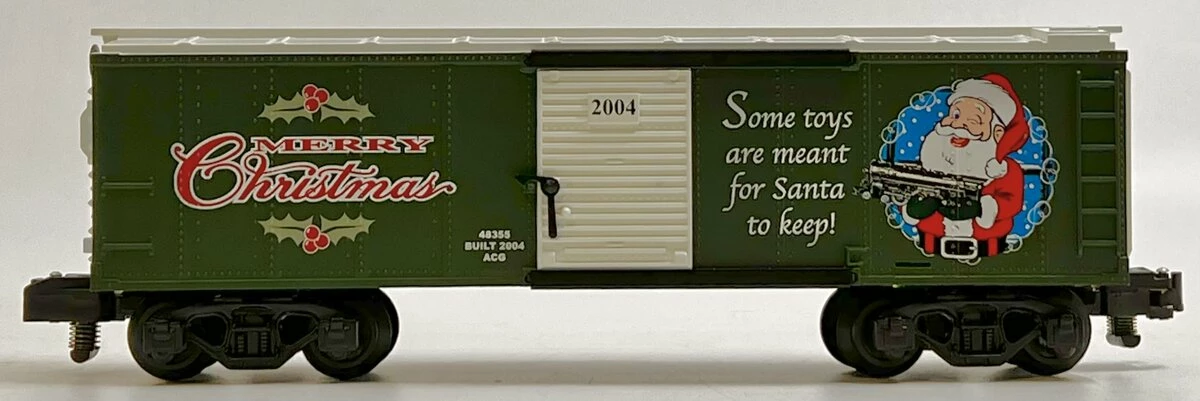 American Flyer 6-48355 S Gauge 2004 Christmas Box Car 4 American Flyer 6-48355 S Gauge 2004 Christmas Box Car - Image 2
