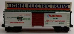 Lionel 6-19903 O Gauge Lionel Christmas Boxcar #1987 NIB