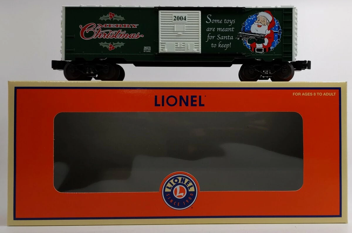 Lionel 6-36275 O Gauge 2004 Christmas Boxcar LN/Box 3 Lionel 6-36275 O Gauge 2004 Christmas Boxcar LN/Box