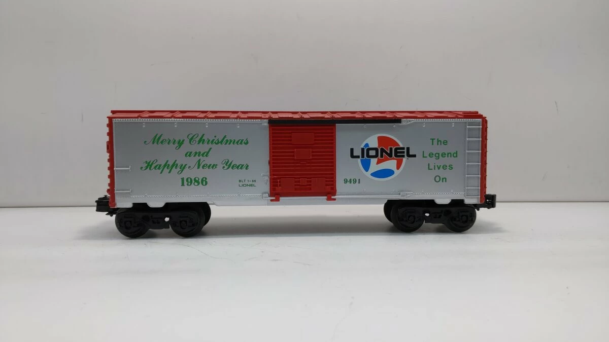 Lionel 6-9491 O Gauge 1986 Christmas Boxcar LN/Box 4 Lionel 6-9491 O Gauge 1986 Christmas Boxcar LN/Box - Image 2