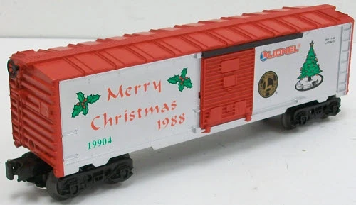 Lionel 6-19904 O Gauge 1988 Christmas Boxcar LN/Box 4 Lionel 6-19904 O Gauge 1988 Christmas Boxcar LN/Box - Image 2